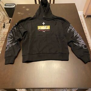 Black Graphic Hoodie